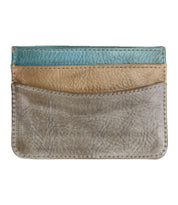 A close up of a Chuck card wallet by Bed Stu.
