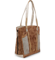 The Amelie, Bed Stu women's brown leather tote bag.