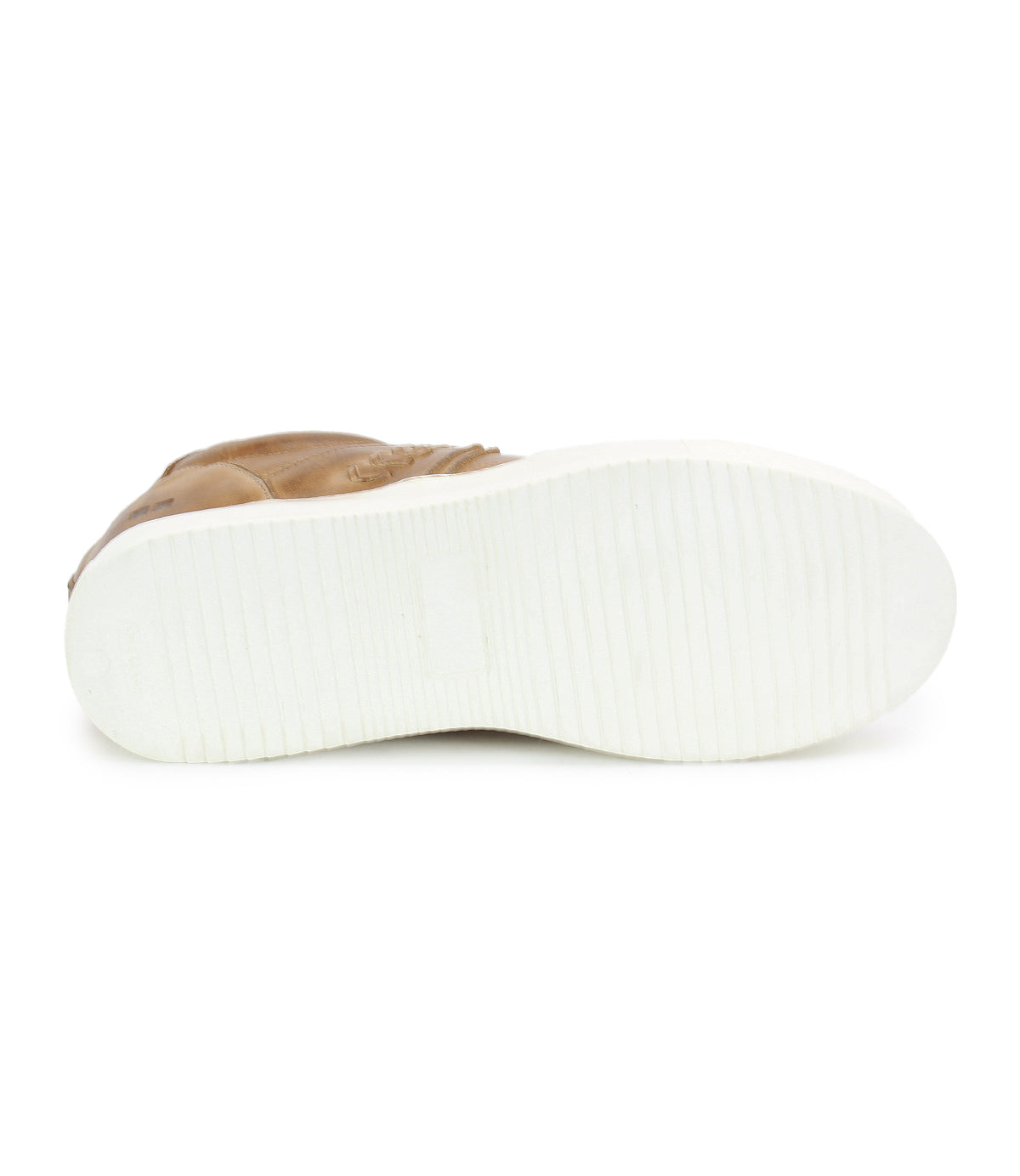Bottom view of the Bed Stu Andromeda sneaker with a white sole, showcasing the tread pattern and street-smart design.