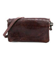 A Bayshore brown leather cross body bag with a strap by Bed Stu.
