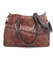 A teak Bed Stu Bruna leather bag with straps.