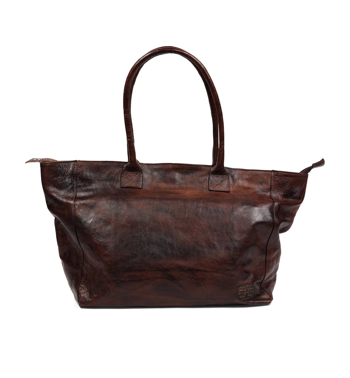 The Cersei brown leather tote bag by Bed Stu.