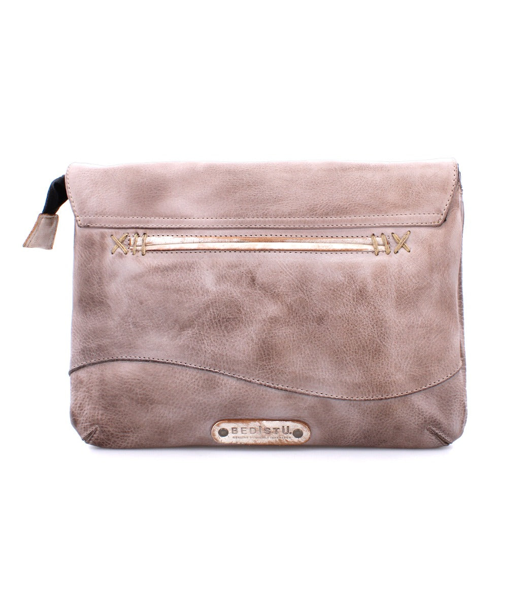 A leather Cleo crossbody bag with straps and studs by Bed Stu.