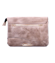 A leather Cleo crossbody bag with straps and studs by Bed Stu.