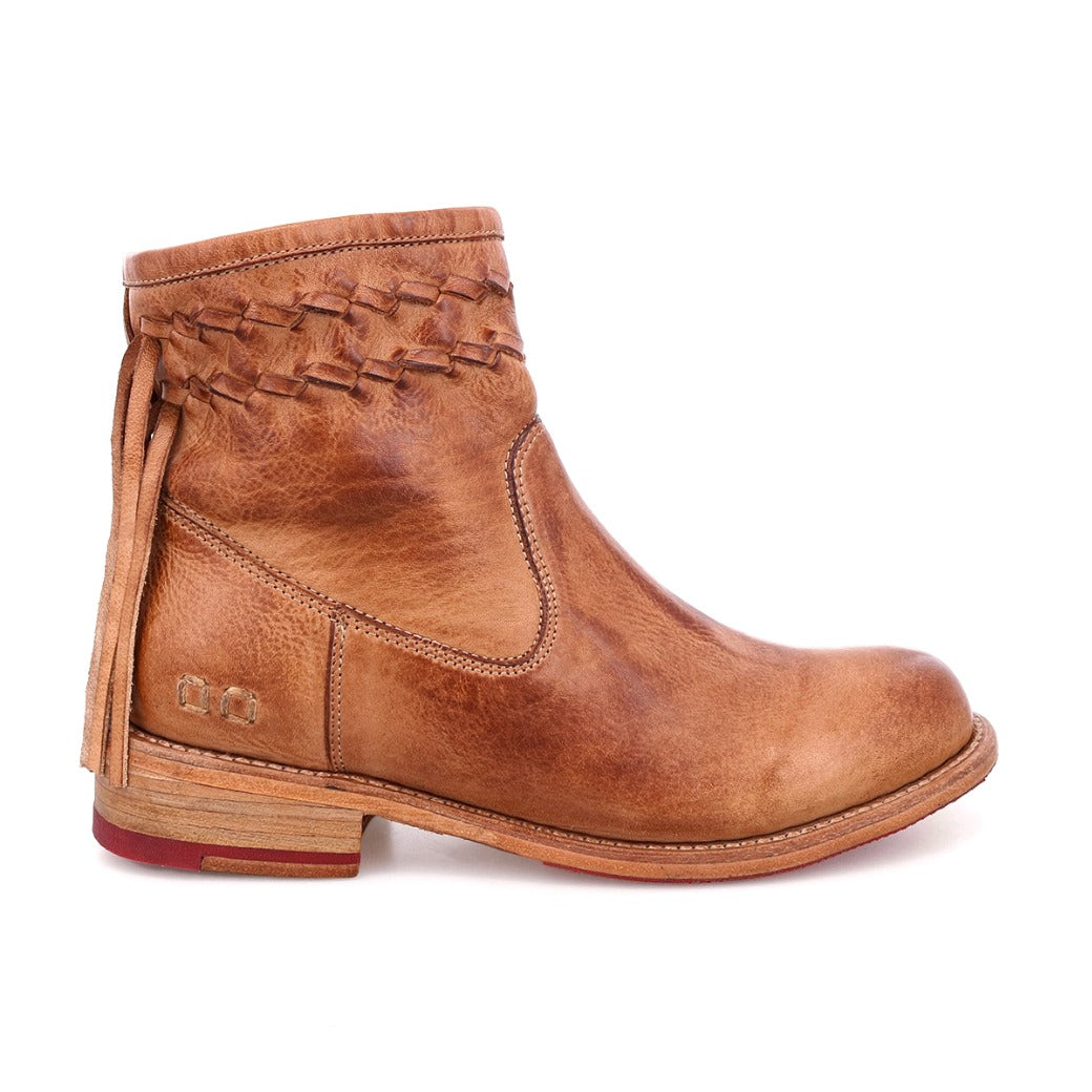 A Craven ankle boot for women in tan leather by Bed Stu.
