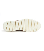 A pair of Bed Stu Fairman men's leather sneakers with a white sole.