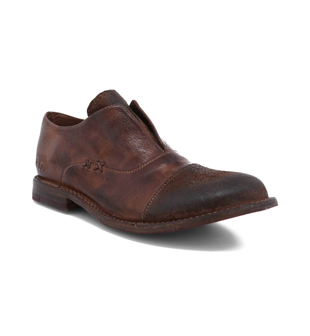 The Garden M by Bed Stu, men's brown leather slip on shoe.