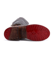 A pair of Glaye boots with red soles by Bed Stu.