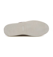 A pair of Harry shoes with Bed Stu white soles on a white background.