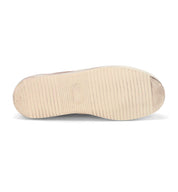 The back of a Hermione women's shoe with a white sole from Bed Stu.