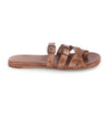 Hilda brown leather sandals with straps by Bed Stu.