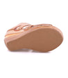 The outsole view of a Bed Stu women's sandal.