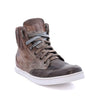 A men's grey high top sneaker with laces, the Lordmind by Bed Stu.