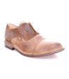 A men's Bed Stu Rose brown leather oxford shoe on a white background.