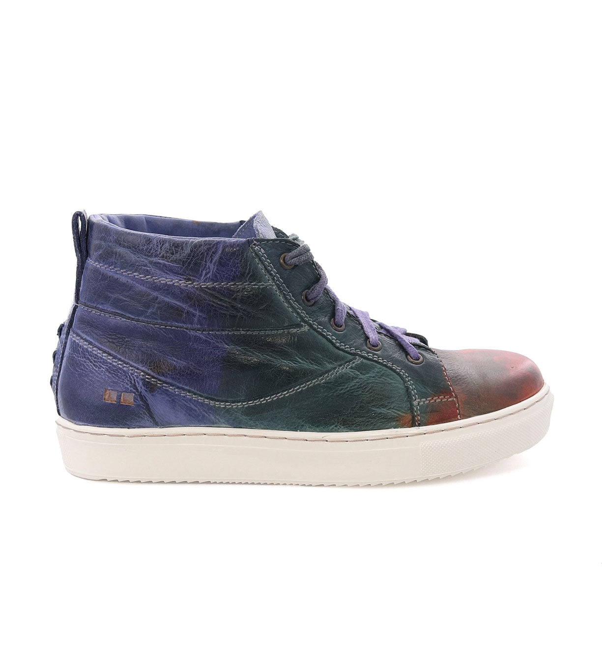 A pair of Rossela sneakers with a colorful design from the brand Bed Stu.