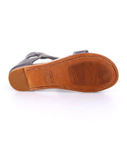 Sole of Bed Stu sandals in tonic breeze.