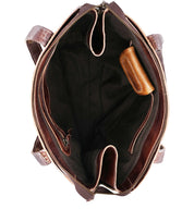 The inside of a Bed Stu Amelie tote bag.