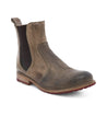 A Nandi taupe vegetable tanned leather chelsea boot by Bed Stu.
