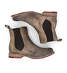 A pair of taupe pure leather Nandi chelsea boots by Bed Stu.
