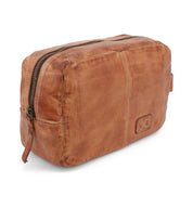 A Yatra toiletry bag by Bed Stu on a white background.