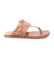 A women's tan Yoli sandal with straps by Bed Stu.