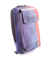 Premium Alelike crossbody bag with zipper and Bed Stu logo on flap, isolated on a white background.