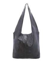 The Bed Stu Ariel Max is a hand-finished black leather purse shown against a white background.