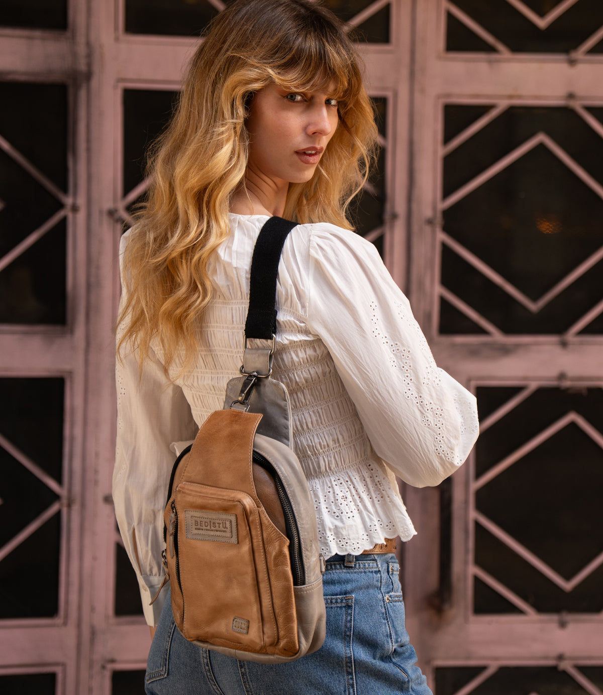 bed stu leather backpack Beau Oats Icicle Rustic from Bed|Stu