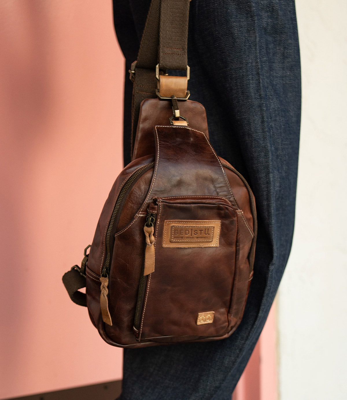 Beau Unisex Full-Grain Leather Backpack – BED|STÜ