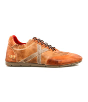 The Bed Stu Bingo II is a brown leather sneaker with beige accents, lace-up design, and a flat XL EXTRALIGHT outsole, displayed in side profile.