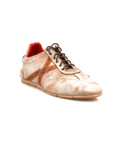 The Bed Stu Bingo II is a single beige and brown leather sneaker with a red interior, brown laces, and a slightly worn look. It features an XL EXTRALIGHT outsole and is shown on a white background.