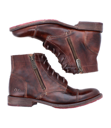 Bonnie II Women's Full-Grain Leather Combat Boot – BED|STÜ