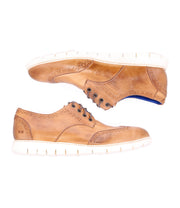 Bed Stu Cayuga II Leather Wingtip Derby Oxfords In Tan Rustic-Sz 10 Cayuga II: Lightweight Leather Wingtip Derby | Bed Stu – Bed|Stü main image 2