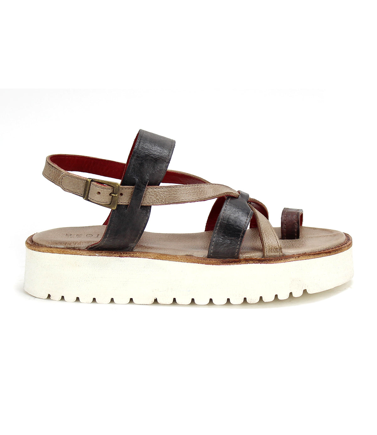 A women's Crawler sandal with a multicolor strappy upper and a Bed Stu XL Extralight® sole.