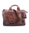 The Bed Stu Depp men's leather briefcase offers excellent organization for your belongings.