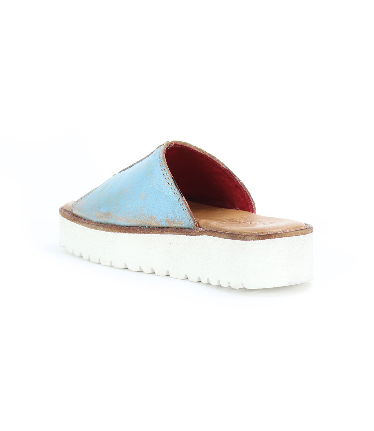 A comfortable Fairlee II slipper with a leather slide sandal style by Bed Stu.