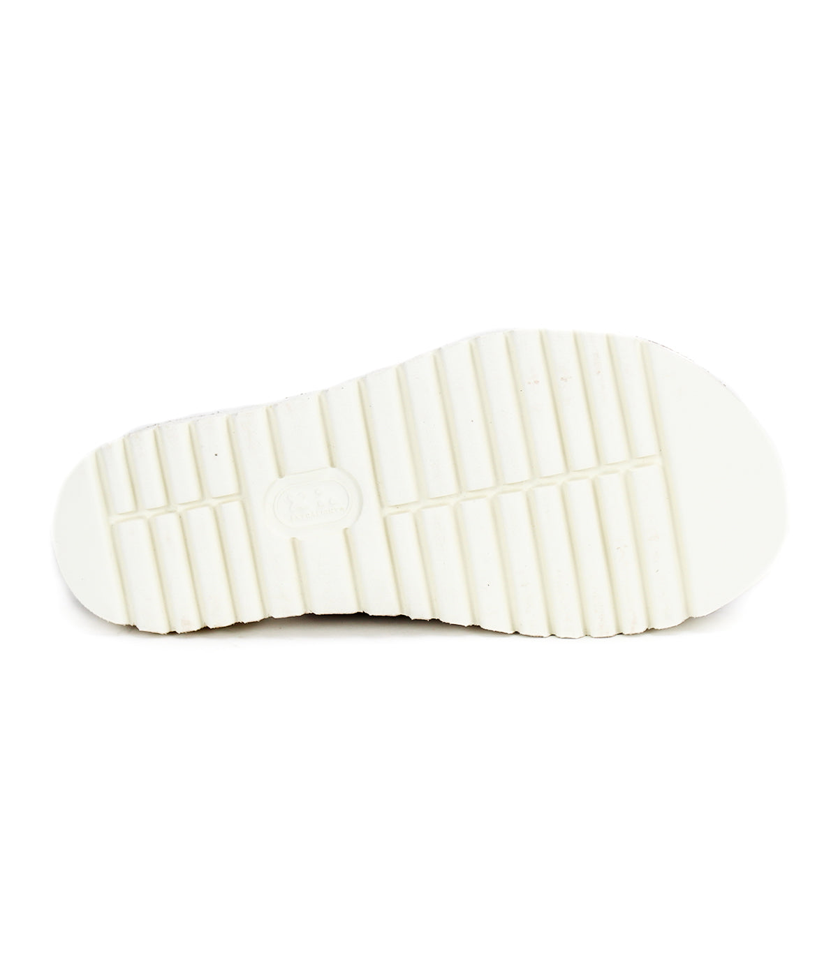 A white leather Fairlee II slide sandal with a comfortable and stylish sole by Bed Stu.