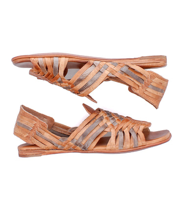 Lauren II Women's Full-Grain Leather Huarache Sandal – BED|STÜ