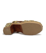 A comfortable pair of Mediation sandals with studded soles, perfect for meditation, showcased on a white background. Brand: Bed Stu