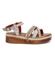 Women's Necessary platform sandals with stylish stitched straps by Bed Stu.