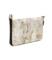 A Templeton II leather wallet from Bed Stu, with a zipper on it, perfect for securely storing your essentials.