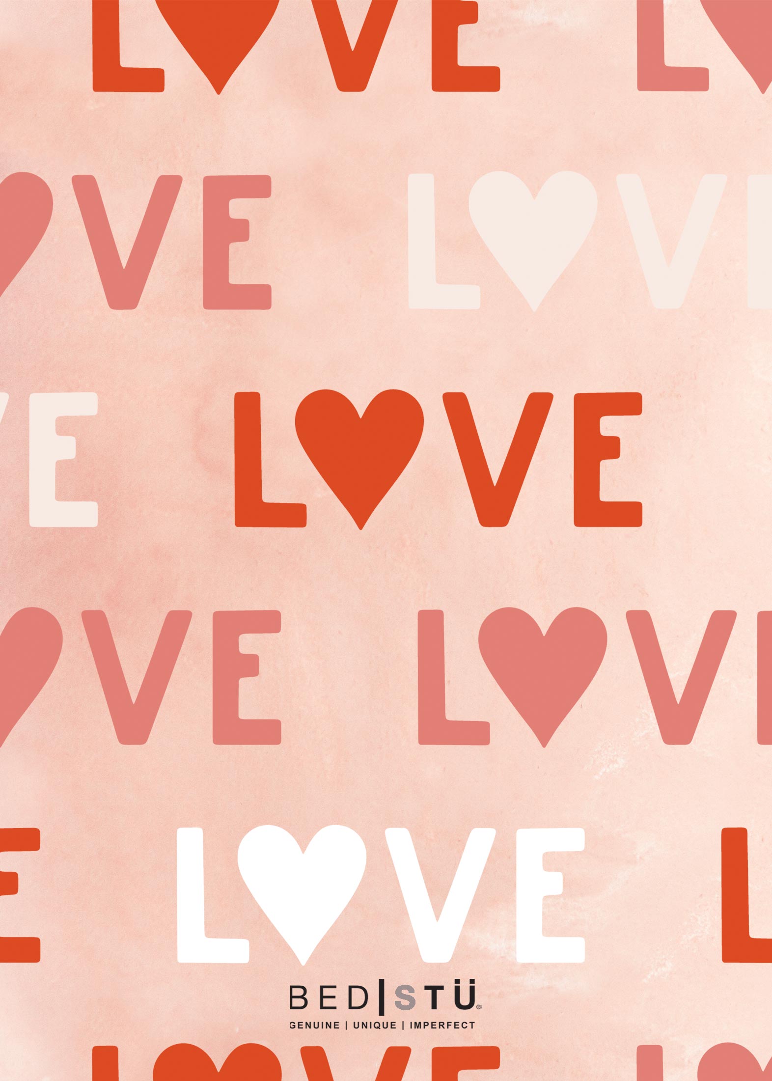 Find the perfect Love Love Love wallpaper online to surprise your special someone with a heartfelt gift from Bed|Stü.