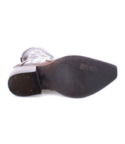 A pair of Ace western-style brown leather cowboy boots by Bed Stu on a white background.