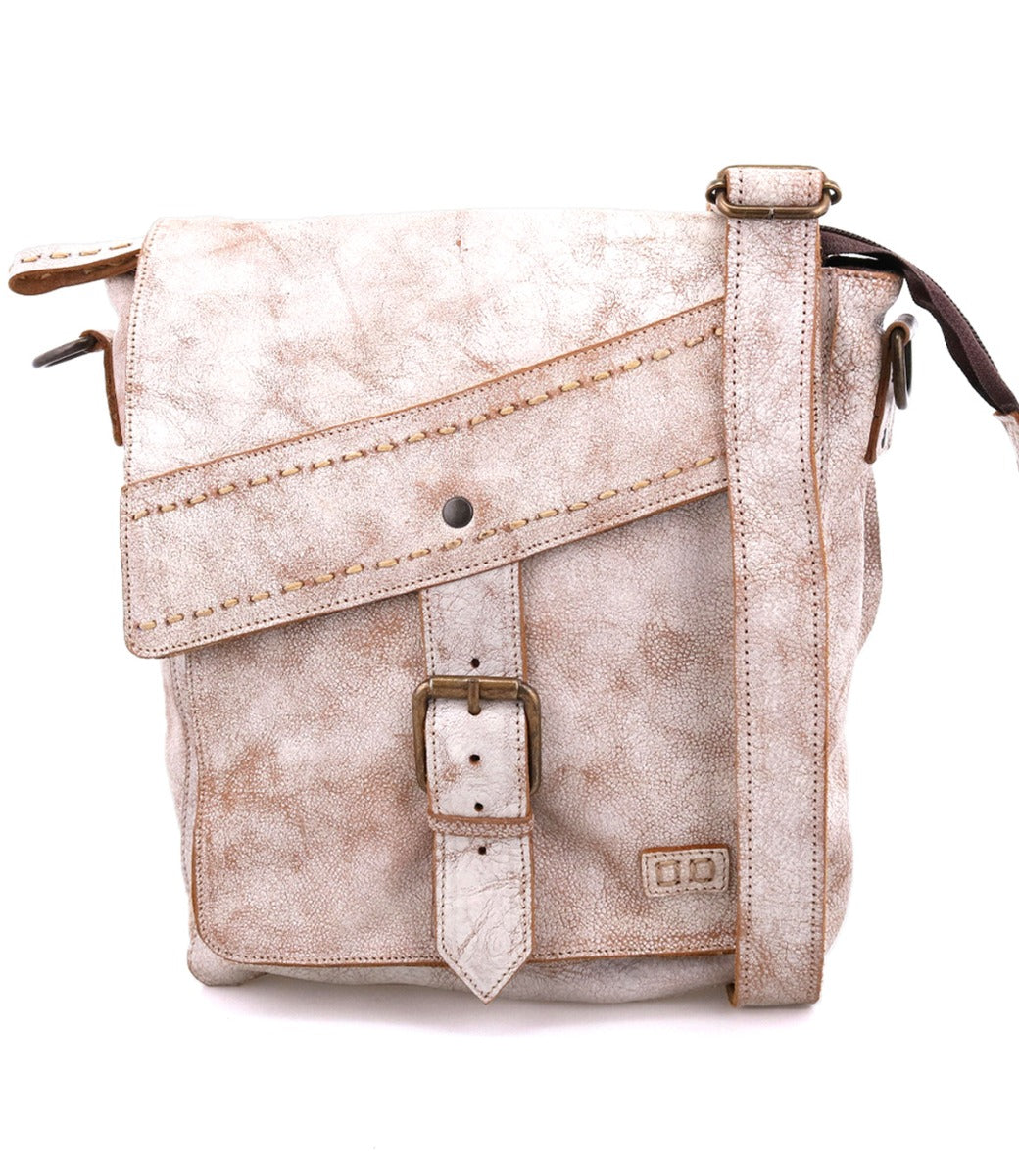 A Bed Stu Ainhoa crossbody handbag with an adjustable strap.