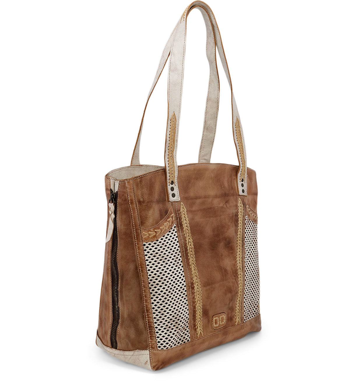 The Amelie, Bed Stu women's brown leather tote bag.