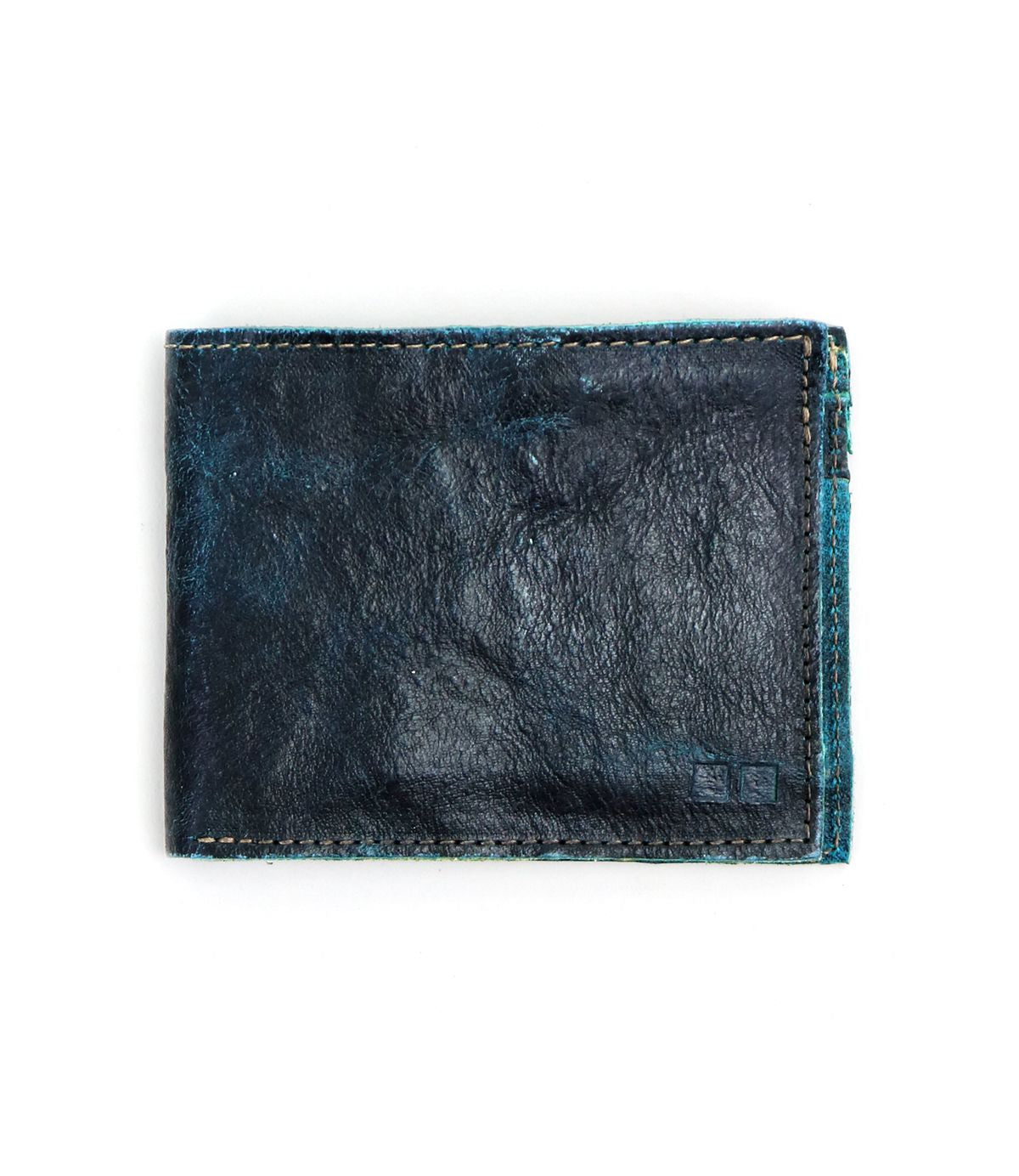 An Amidala brown leather wallet on a white background by Bed Stu.