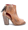 An Angelique women's tan leather ankle boot by Bed Stu.