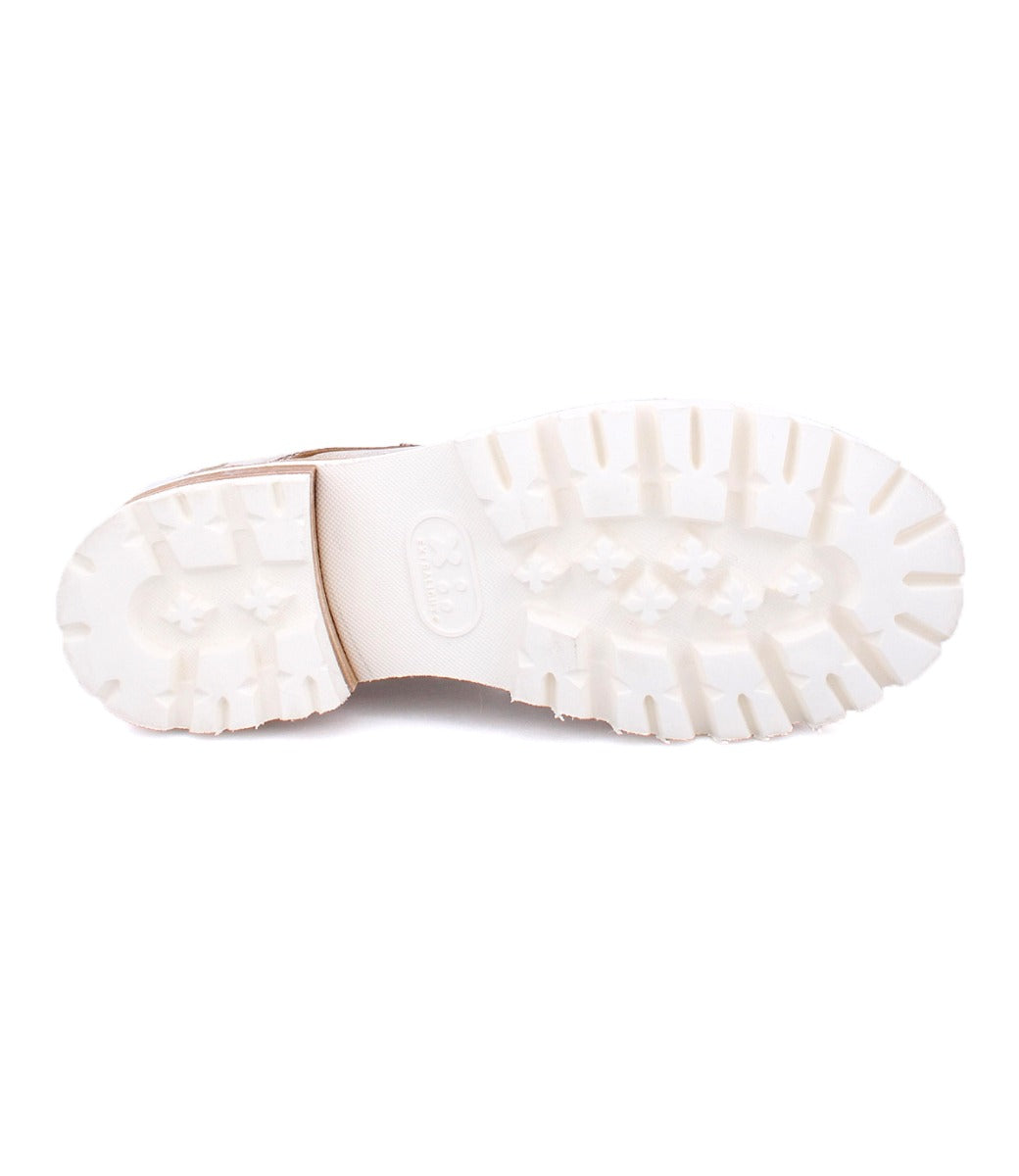 An Anise women's shoe with Bed Stu white soles on a white background.