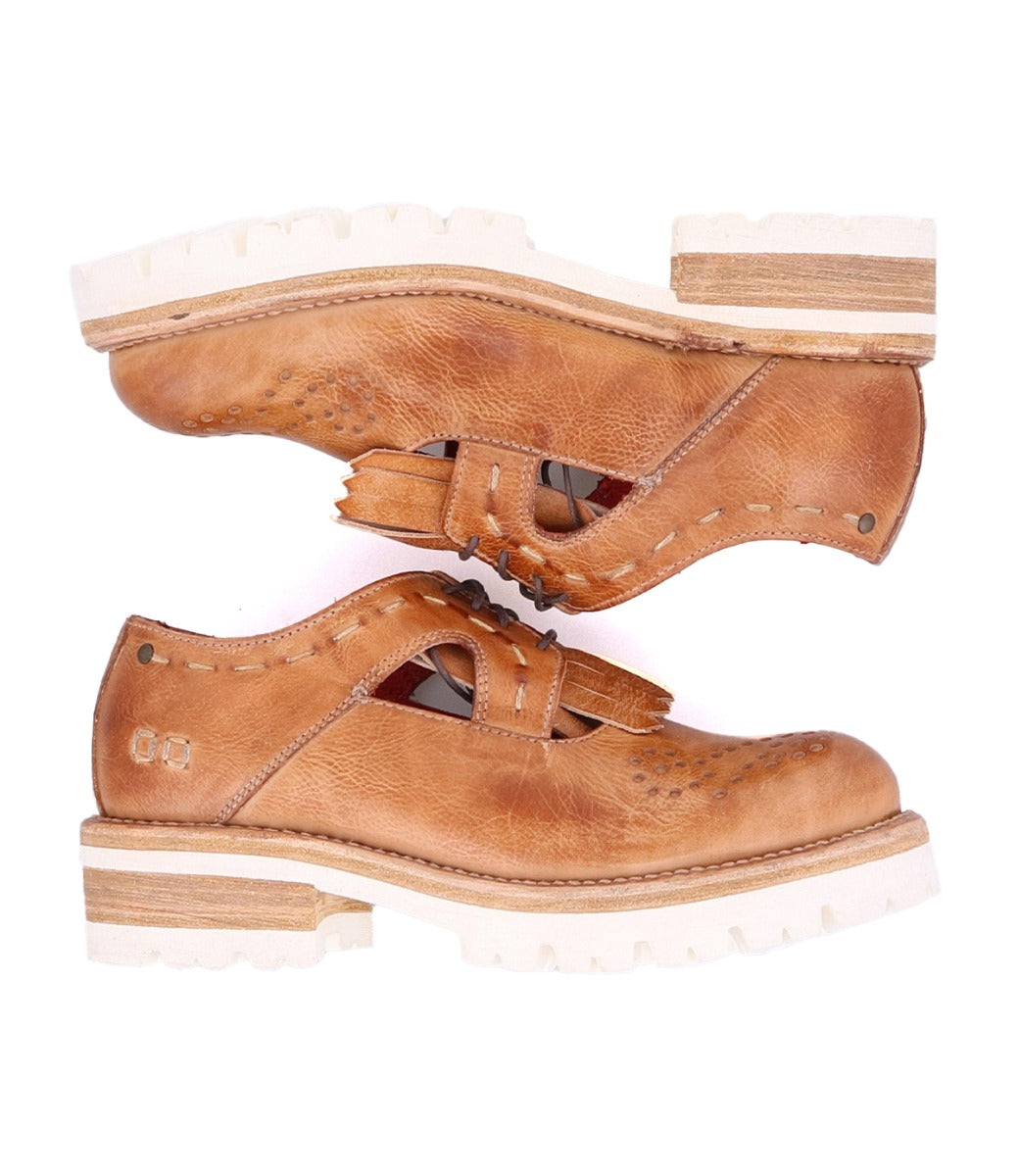 A pair of Anise shoes with wooden soles from Bed Stu.