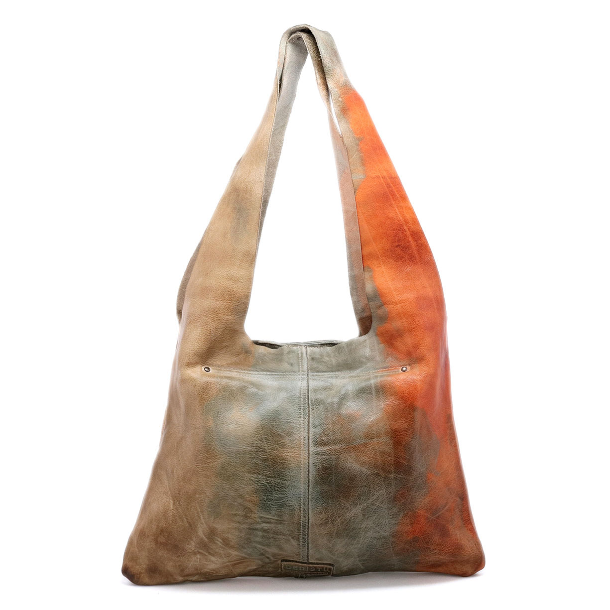 Ariel bag with a tie dye pattern on it by Bed Stu.